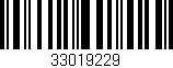 Código de barras (EAN, GTIN, SKU, ISBN): '33019229'