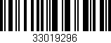 Código de barras (EAN, GTIN, SKU, ISBN): '33019296'