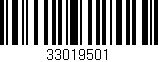 Código de barras (EAN, GTIN, SKU, ISBN): '33019501'