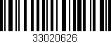 Código de barras (EAN, GTIN, SKU, ISBN): '33020626'