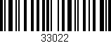 Código de barras (EAN, GTIN, SKU, ISBN): '33022'