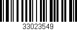 Código de barras (EAN, GTIN, SKU, ISBN): '33023549'