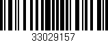 Código de barras (EAN, GTIN, SKU, ISBN): '33029157'