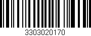 Código de barras (EAN, GTIN, SKU, ISBN): '3303020170'