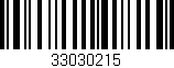 Código de barras (EAN, GTIN, SKU, ISBN): '33030215'