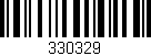 Código de barras (EAN, GTIN, SKU, ISBN): '330329'