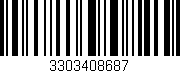 Código de barras (EAN, GTIN, SKU, ISBN): '3303408687'