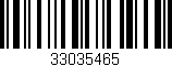 Código de barras (EAN, GTIN, SKU, ISBN): '33035465'