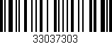 Código de barras (EAN, GTIN, SKU, ISBN): '33037303'