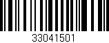 Código de barras (EAN, GTIN, SKU, ISBN): '33041501'