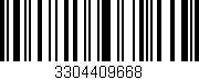 Código de barras (EAN, GTIN, SKU, ISBN): '3304409668'