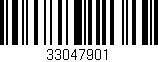 Código de barras (EAN, GTIN, SKU, ISBN): '33047901'