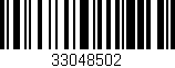 Código de barras (EAN, GTIN, SKU, ISBN): '33048502'