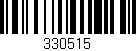 Código de barras (EAN, GTIN, SKU, ISBN): '330515'