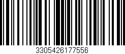 Código de barras (EAN, GTIN, SKU, ISBN): '3305426177556'