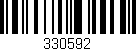Código de barras (EAN, GTIN, SKU, ISBN): '330592'