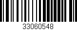 Código de barras (EAN, GTIN, SKU, ISBN): '33060548'