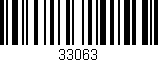 Código de barras (EAN, GTIN, SKU, ISBN): '33063'