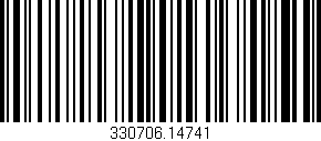 Código de barras (EAN, GTIN, SKU, ISBN): '330706.14741'