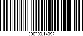 Código de barras (EAN, GTIN, SKU, ISBN): '330706.14897'