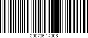 Código de barras (EAN, GTIN, SKU, ISBN): '330706.14906'