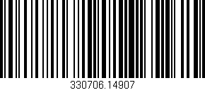 Código de barras (EAN, GTIN, SKU, ISBN): '330706.14907'