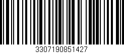 Código de barras (EAN, GTIN, SKU, ISBN): '3307190851427'