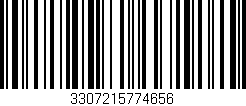 Código de barras (EAN, GTIN, SKU, ISBN): '3307215774656'