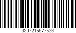 Código de barras (EAN, GTIN, SKU, ISBN): '3307215977538'