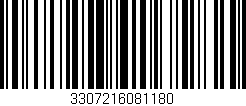 Código de barras (EAN, GTIN, SKU, ISBN): '3307216081180'