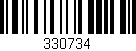 Código de barras (EAN, GTIN, SKU, ISBN): '330734'