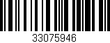 Código de barras (EAN, GTIN, SKU, ISBN): '33075946'