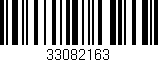 Código de barras (EAN, GTIN, SKU, ISBN): '33082163'