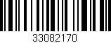 Código de barras (EAN, GTIN, SKU, ISBN): '33082170'