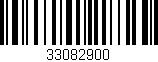 Código de barras (EAN, GTIN, SKU, ISBN): '33082900'