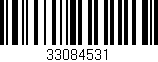 Código de barras (EAN, GTIN, SKU, ISBN): '33084531'
