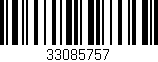 Código de barras (EAN, GTIN, SKU, ISBN): '33085757'