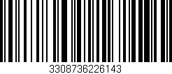 Código de barras (EAN, GTIN, SKU, ISBN): '3308736226143'
