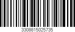 Código de barras (EAN, GTIN, SKU, ISBN): '3308815025735'