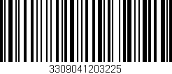 Código de barras (EAN, GTIN, SKU, ISBN): '3309041203225'