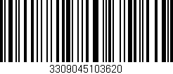 Código de barras (EAN, GTIN, SKU, ISBN): '3309045103620'