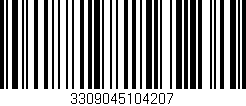 Código de barras (EAN, GTIN, SKU, ISBN): '3309045104207'