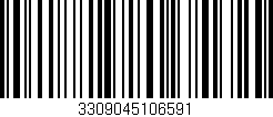 Código de barras (EAN, GTIN, SKU, ISBN): '3309045106591'