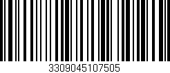 Código de barras (EAN, GTIN, SKU, ISBN): '3309045107505'