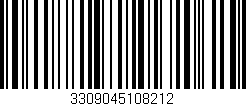 Código de barras (EAN, GTIN, SKU, ISBN): '3309045108212'