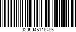 Código de barras (EAN, GTIN, SKU, ISBN): '3309045118495'