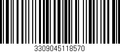 Código de barras (EAN, GTIN, SKU, ISBN): '3309045118570'