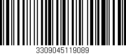 Código de barras (EAN, GTIN, SKU, ISBN): '3309045119089'