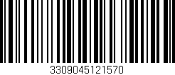 Código de barras (EAN, GTIN, SKU, ISBN): '3309045121570'