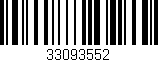 Código de barras (EAN, GTIN, SKU, ISBN): '33093552'